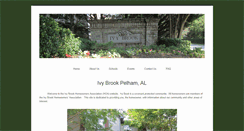 Desktop Screenshot of ivybrookpelham.com