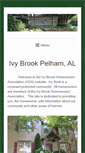 Mobile Screenshot of ivybrookpelham.com